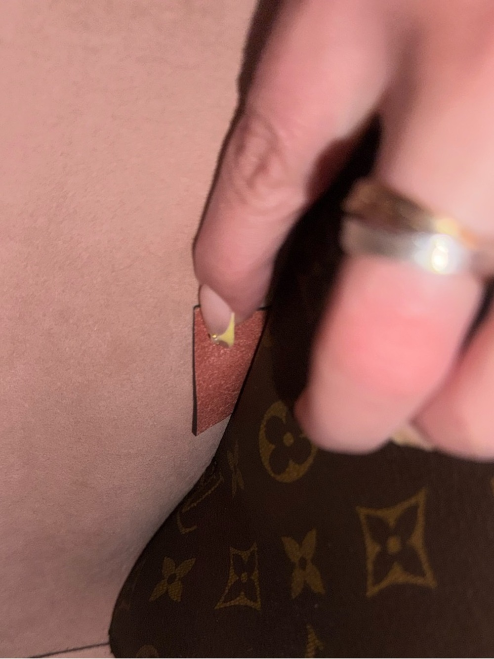 Louis Vuitton Monogram Drawstring Crossbody in Brown and Black - Picture 9 of 9